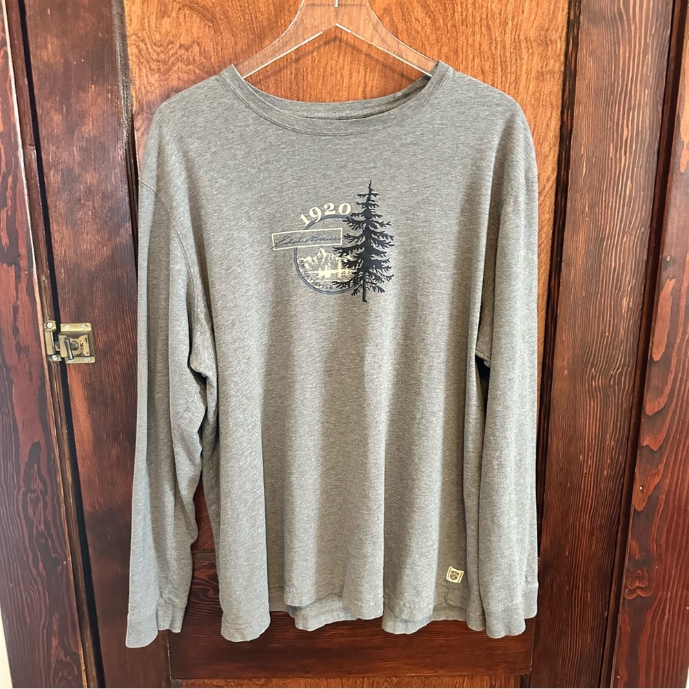 Eddie Bauer Heather Gray Cotton Tee
